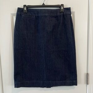 Coldwater Creek Dark Blue Pencil Skirt